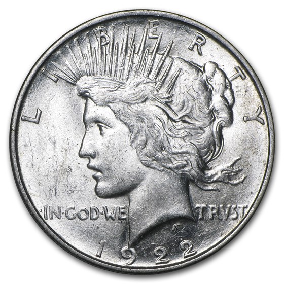 1922-D Peace Dollar AU 1922-D Peace Dollar AU